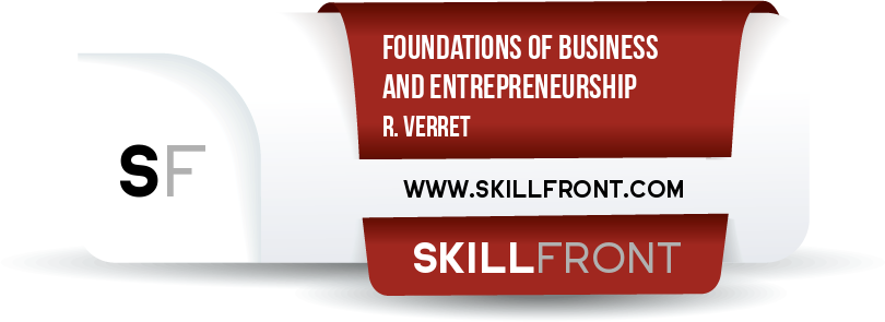 SkillFront Entrepreneur Program Foundations Of Business And Entrepreneurship